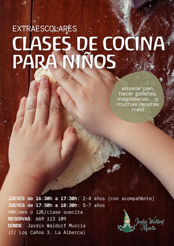 Clases de cocina para niños